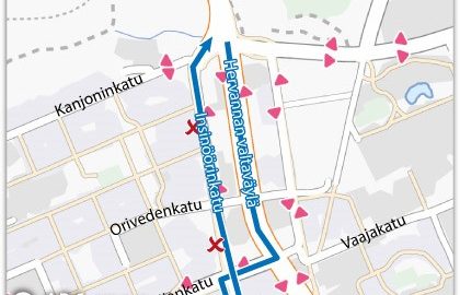 Bussilinjojen 3 ja 5 reitti muuttuu Hervannassa 3.7.