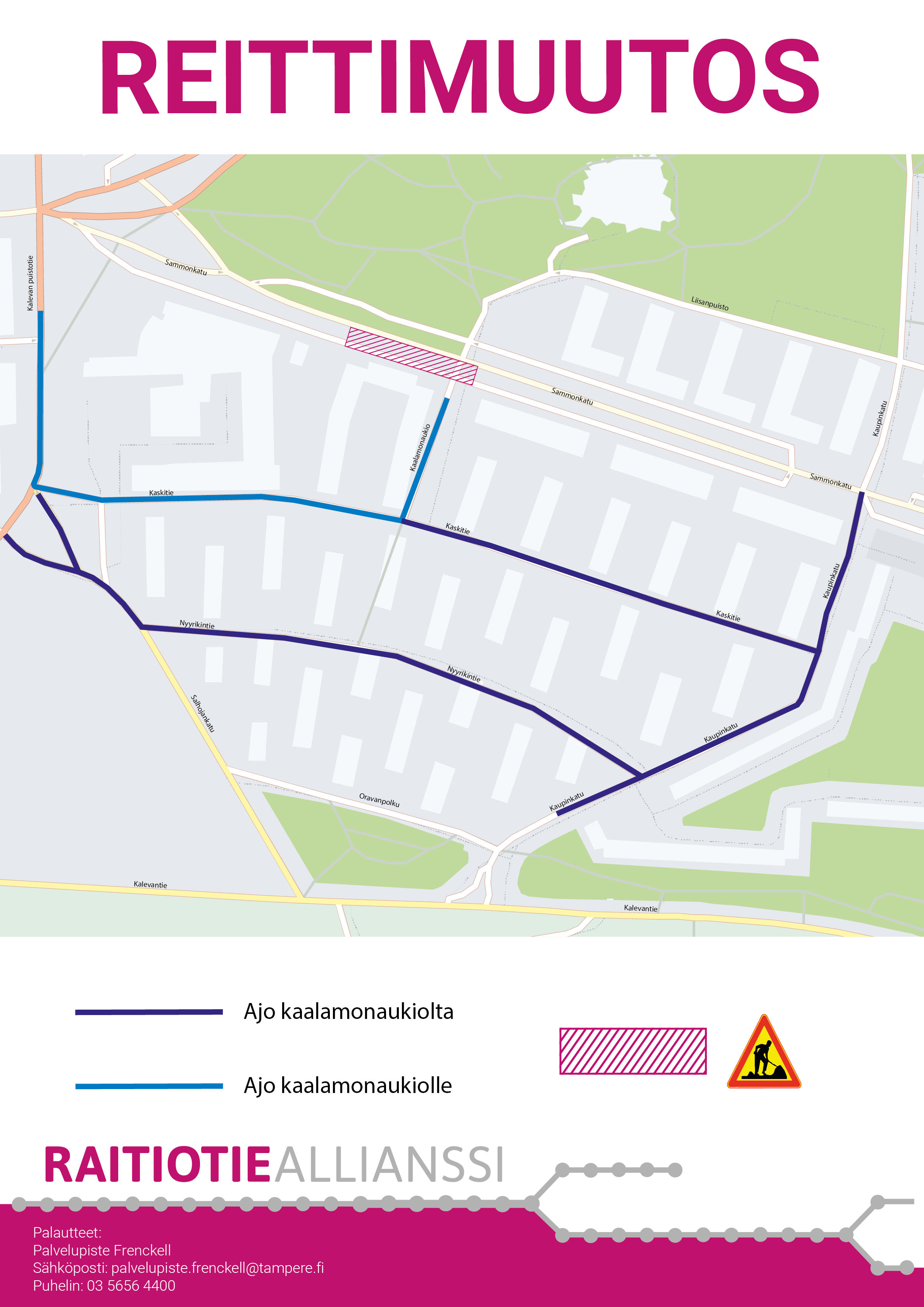 Tampereen ratikka - Liikennejärjestelyt | Raitiotieallianssi