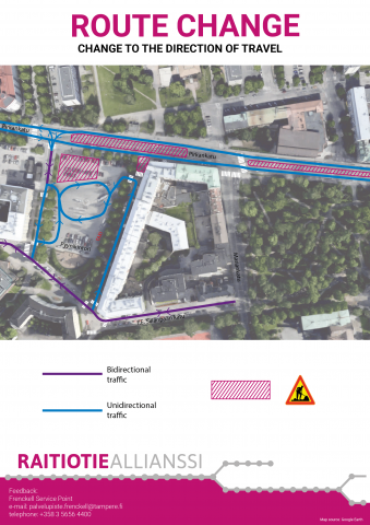 Changes to Pyynikintori’s routes and bus traffic