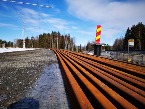 Hervannan valtaväylä is the largest ballast track section