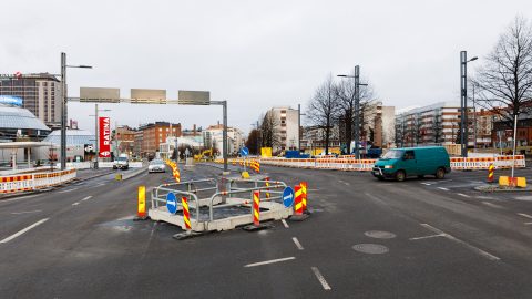 Hatanpään valtatien liikennejärjestelyt käytössä – rakentamistyöt etenevät suunnitellusti