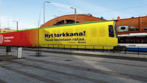 Tampereen raitiotien testaukseen Saksassa käytössä ollut raitiovaunu – varikon ja radan testit alkavat maaliskuussa