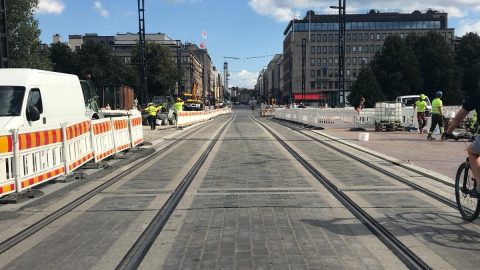 Uusia liikennejärjestelyjä Hämeensillan alueen jalankulkuun ja pyöräilyyn
