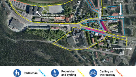 The tramway works on Sepänkatu to start in week 11 – traffic arrangements and route changes in the area