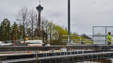 Summer brings the rails to Lentävänniemi – construction of the tramway continues as planned