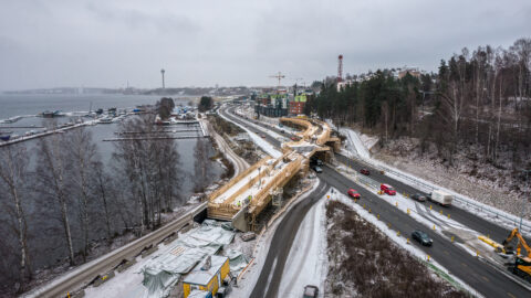 Tampereen uusi maamerkki rakentuu aikataulussa – Rosenlewin sillan kansityöt käynnissä