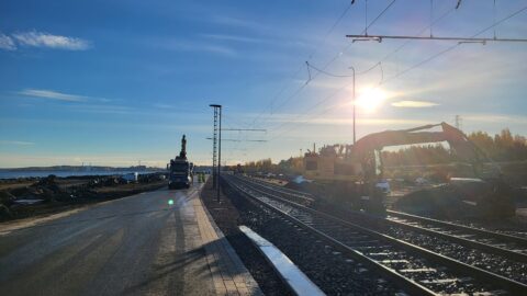 Raitiotieallianssin marraskuu: Näsisaaressa viimeistellään rakentamistöitä ja aloitetaan koeajot