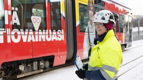 Traffic to Lentävänniemi on Tampere Tramway began as scheduled on 7 January – Construction work was completed well under budget